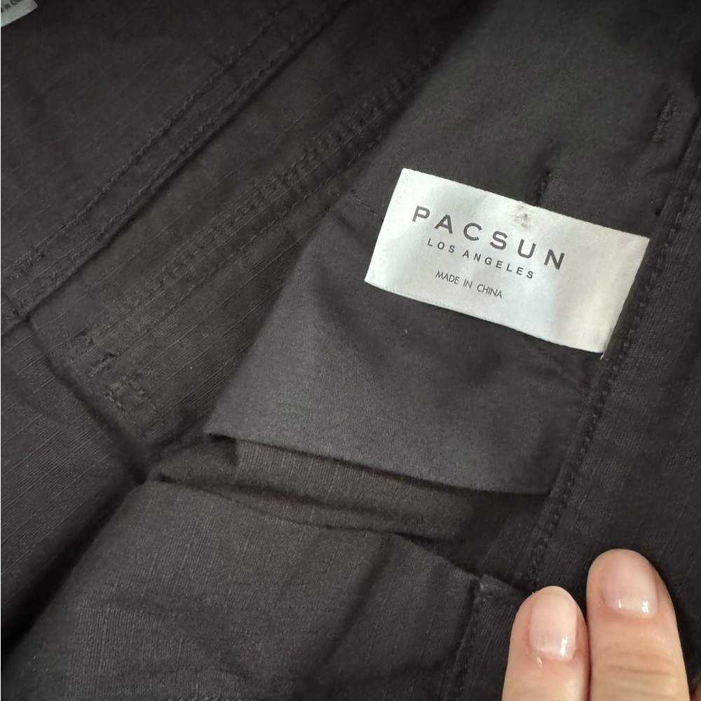 PacSun Budweiser Collab Cargo Pants in Black. Size 34. NWT - Picture 8 of 10